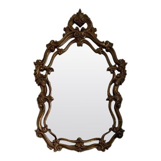 Vintage Baroque / Hollywood Regency Statement Mirror For Sale