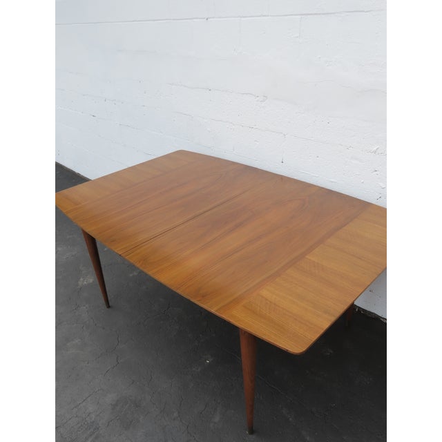 Mid Century Modern Extra Long Dining Table With 3 Leaves 6426 For Sale - Image 12 of 18