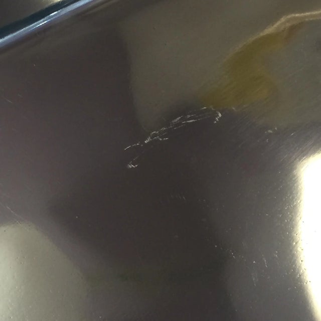 Late 20th Century Vintage Old Town Imports Fan Shell Art Deco Designer Display Serving Tray For Sale - Image 5 of 6