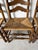 Vintage French Country Style Tall Ladder Back Rush Seat Dining Chairs – Set of 4 For Sale - Image 16 of 18