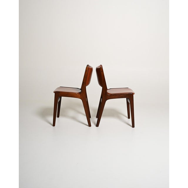 Vintage Danish Model 89 Chairs by Erik Buch for Anderstrup Møbelfabrik, 1960s, Set of 6 For Sale - Image 3 of 13