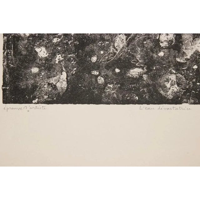 Modern Jean Dubuffet, L'Eau Dévastatrice, Lithograph, 1959 For Sale - Image 3 of 6