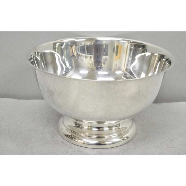 Silver Vintage Wma Rogers Silver Plated Modern Small Ice Bucket Champagne Chiller For Sale - Image 8 of 9