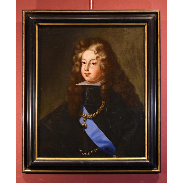 Circle of Hyacinthe Rigaud, Portrait of Philip V, King of Spain, 1699, Oil on Canvas For Sale - Image 6 of 13