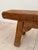 Rustic Antique Rustic Elmwood Stool or Bench — Primitive Hand-Carved Accent Piece For Sale - Image 3 of 6
