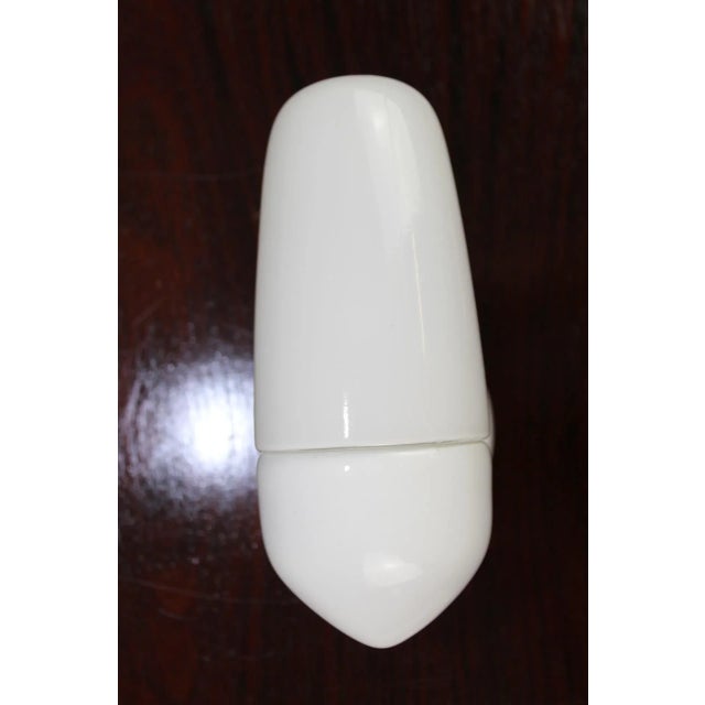 White Sconce by Wilhelm Wagenfeld for Lindner, 1950s For Sale - Image 8 of 9