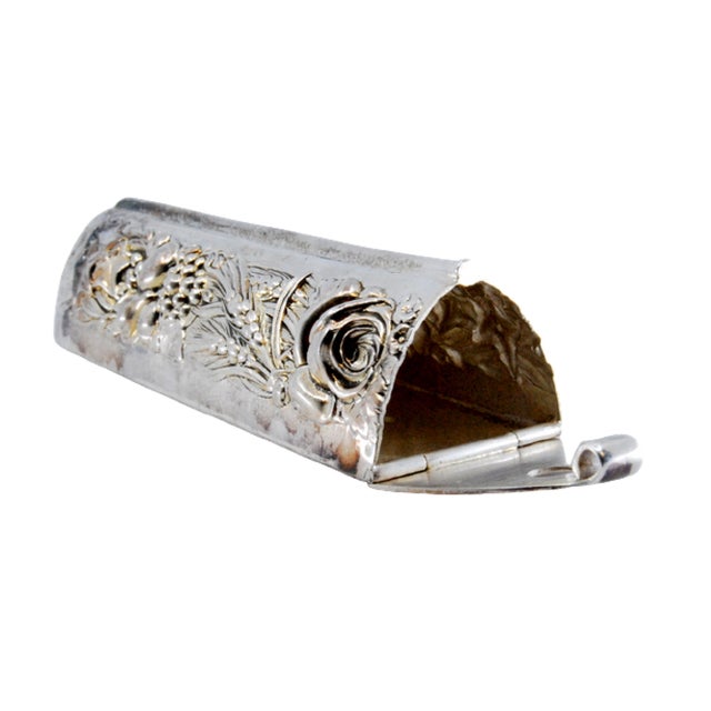 Silver Toothpick Holder For Sale - Image 10 of 10