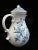 Early 20th Century Meissen Porcelain Blue Onion Rose Bud Finial Ornate Handle 10" Coffee Pot For Sale - Image 5 of 11