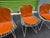 Animal Skin 1960s Set of 6 Harry Bertoia for Knoll Wire Chairs Leather Cushions For Sale - Image 7 of 10