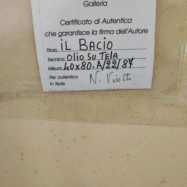 Nicola Vietti, Untitled, Oil on Canvas, Framed For Sale - Image 9 of 11