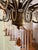 Currey & Company Isabella 5-Light Wrought Iron & Crystal Chandelier – Rhine Gold For Sale In New York - Image 6 of 6