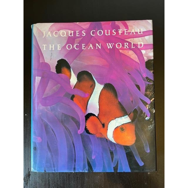 Blue Jacques Cousteau Ocean World, Hardcover Coffeetable Book For Sale - Image 8 of 8