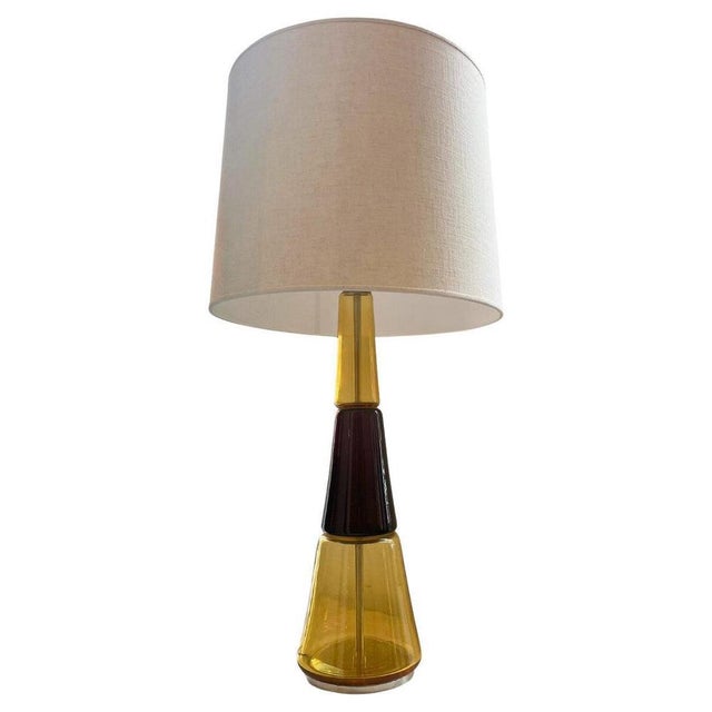 Mevio Table Lamp attributed to Fulvio Bianconi for Venini, 1980s For Sale - Image 6 of 6