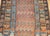 19th Century Persian Kurdish Wide Runner Rug, Hand-Knotted Wool, Allover Paisley Pattern, Terracotta & Blue, 4x12 For Sale - Image 14 of 15