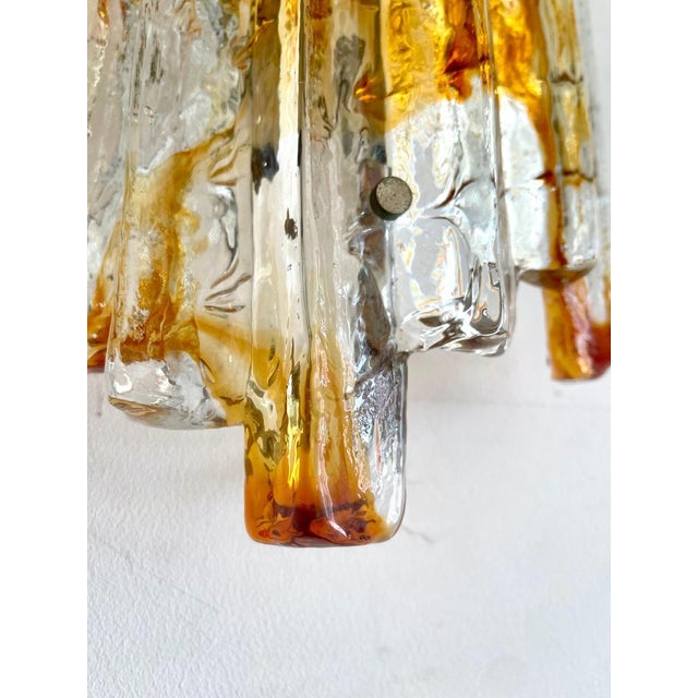 Vintage Glass Wall Lights from JT Kalmar, 1970s, Set of 2 For Sale - Image 4 of 9