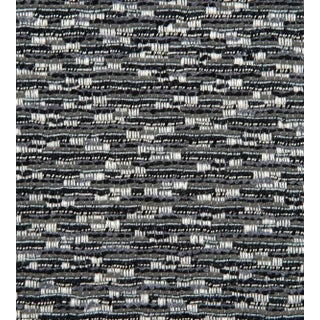 Sample - The House of Scalamandré Rocket Fabric, Black For Sale