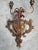 Wood Pair of Louis XVI Style Mid-Century Italian Hand Carved Candle Wall Sconces. For Sale - Image 7 of 9
