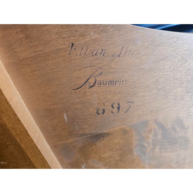 Mid 20th Century Ethan Allen Four Post Maple Canopy Bed Nutmeg Finish For Sale - Image 10 of 13