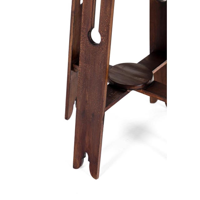 Arts & Crafts Mahogany Plant Stand For Sale - Image 9 of 13
