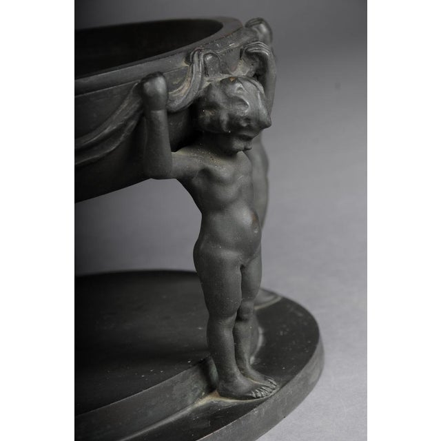 Large Antique Bronze Centerpiece Bowl by Anton Grath, 1920 For Sale - Image 4 of 18