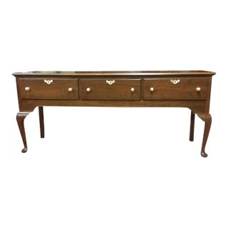 Vintage Sideboard, Huntboard, Buffet, Custom Made Walnut Furniture For Sale