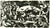 Extremely rare, original serigraph (silkscreen) after the black and white pour painting by Jackson Pollock, from the...