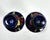 Moorcroft Wisteria Pottery Candlestick Holders Pair c. 1930s For Sale - Image 6 of 10