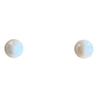 Vintage 14k Pearl Earrings, Pair For Sale