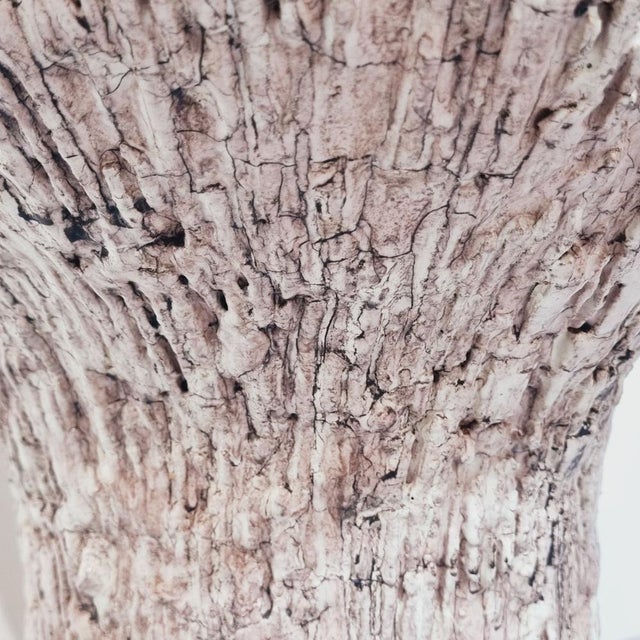 Large Vintage Powder Pink Ceramic Standing Planter, 1960s For Sale - Image 15 of 18