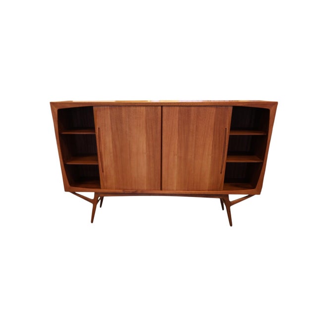 Teak Highboard by Harry Østergaard for Randers Furniture Factory, 1960s For Sale - Image 6 of 18