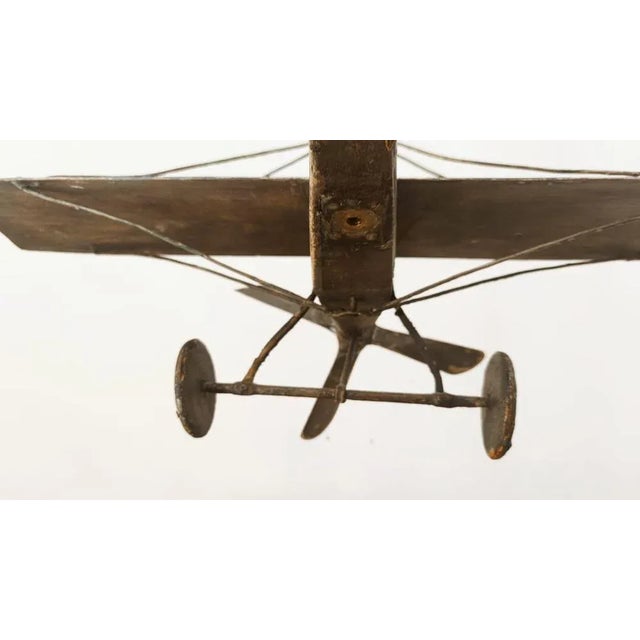 Metal Mid-Century Modern Aluminum Airplane, 1960s For Sale - Image 7 of 18