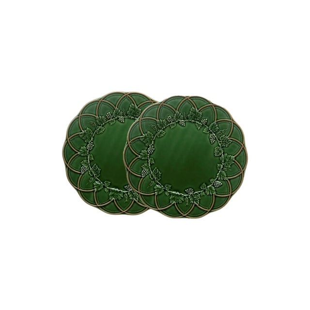 Bordallo Pinheiro Bordallo Pinheiro Woods Charger Plates, Set of 2 For Sale - Image 4 of 4