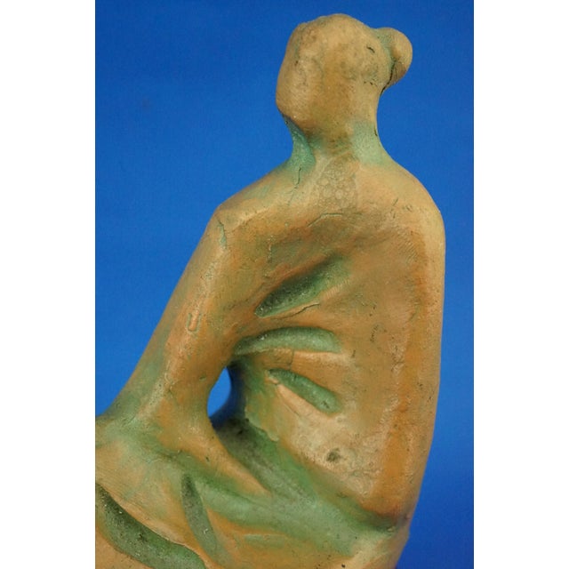 Frank Romero, Stylized Woman, 1950s, Terracotta with Marble Base For Sale - Image 18 of 18