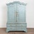 Gustavian (Swedish) Late 18th Century Large Swedish Blue Painted Wedding Cabinet For Sale - Image 3 of 13