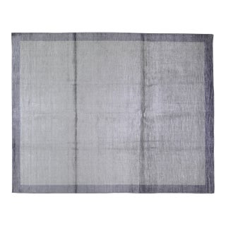 Modern Indian Hand Knotted Bamboo Rug, 8'x10' For Sale
