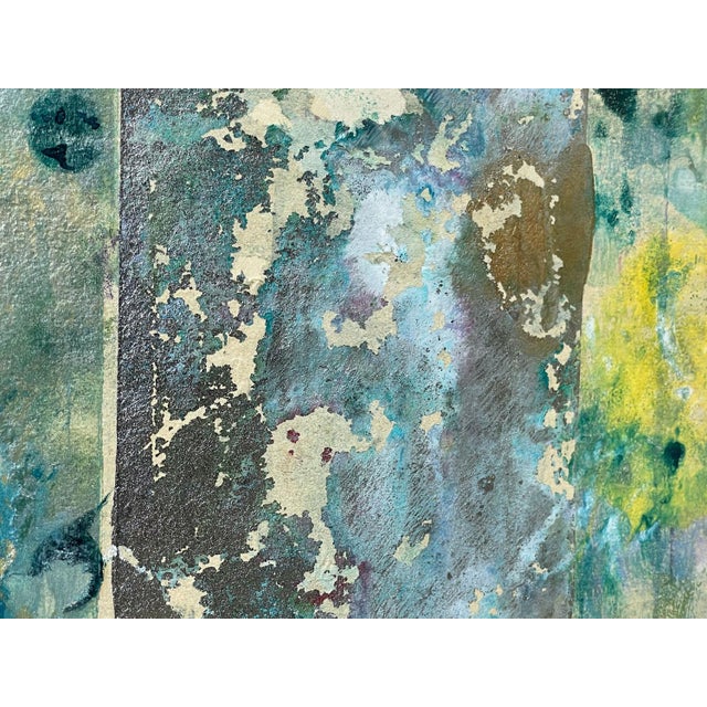 A Glimpse of Silver, Mixed Media on Canvas by Lois Gold For Sale - Image 4 of 5