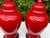 Vintage Crackle Glazed Red Ceramic Table Lamps, Pair For Sale In Naples, FL - Image 6 of 10