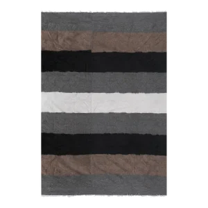 Vintage Striped Turkish Blanket Kilim Rug 10'5'' X 10'11''