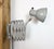 Industrial German Grey Scissor Wall Lamp from SIS, 1960s For Sale - Image 13 of 18