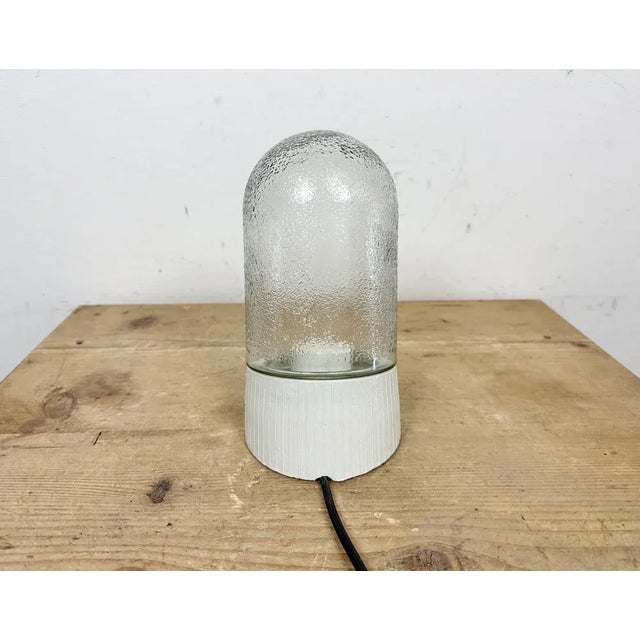 Vintage White Porcelain Wall Light, 1970s For Sale - Image 6 of 13