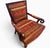Experience the Height of Regal Comfort With This Exquisite Pair of Rare Vintage Statement Mahogany Armchairs. For Sale - Image 11 of 12
