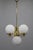 This elegant art deco chandelier was produced in czechoslovakia during the 1930s and showcases the refined geometry and...