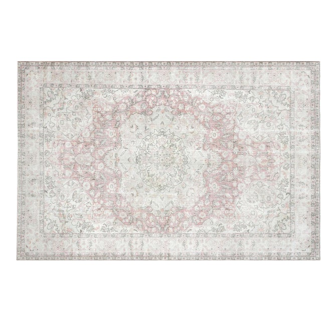 1960s Turkish Oushak Rug For Sale