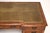 1900 - 1909 Large Antique Walnut Leather Top Pedestal Desk, 1900 For Sale - Image 5 of 11