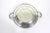 Metal Vintage Small Silver Plated Tray Trinket Dish With Pierced Detail and Handles For Sale - Image 7 of 9