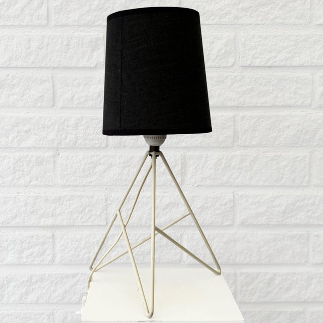 Black Mid-Century Modernist Table Lamp by Nils Strinning, Sweden, 1950s For Sale - Image 8 of 8