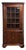 Henkel Harris Wild Black Cherry Style 1114 12 Pane Corner Cabinet For Sale