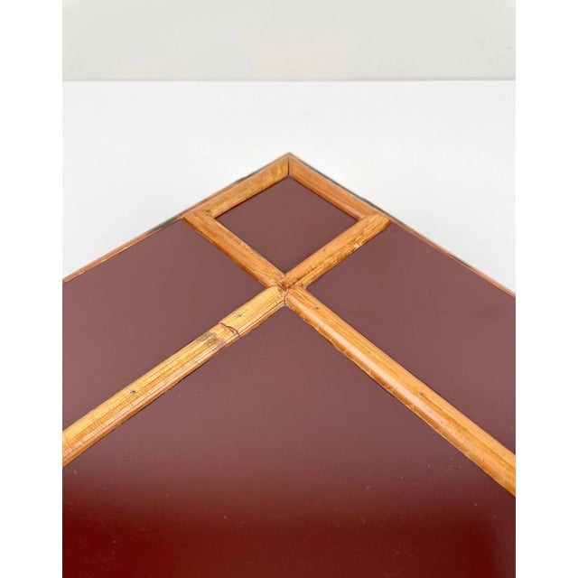 Bamboo & Wood Squared Box by Tommaso Barbi, Italy, 1960s For Sale - Image 17 of 18