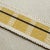 Schumacher Sample - Schumacher x Stephanie Seal Brown Calcada Tape Medium Trim in Maize For Sale - Image 4 of 4