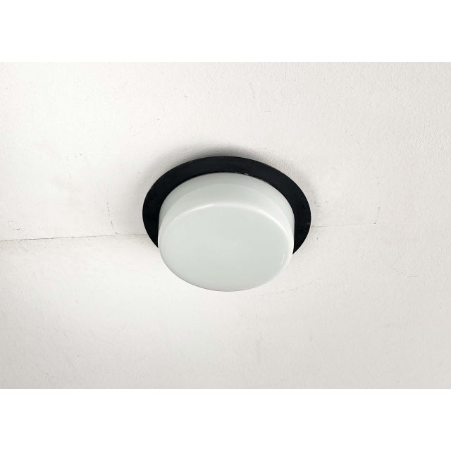 Mid-Century Modern GDR Minimalist Ceiling Lamps, 1960s, Set of 3 For Sale - Image 11 of 18